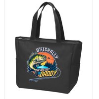 O Fishally The Bestest Daddy Zip Tote Bag