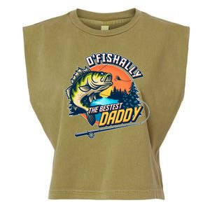 O Fishally The Bestest Daddy Garment-Dyed Women's Muscle Tee