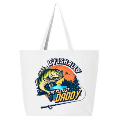 O Fishally The Bestest Daddy 25L Jumbo Tote