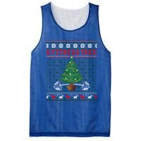 O Fitness Tree Funny Gym Weightlifting Pun Christmas Ugly Gift Mesh Reversible Basketball Jersey Tank