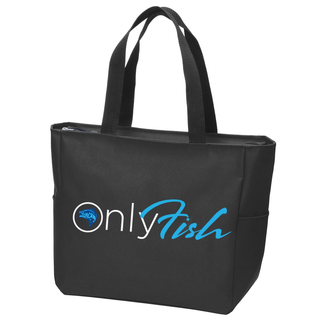 Onlyfish Fishing Tee Zip Tote Bag