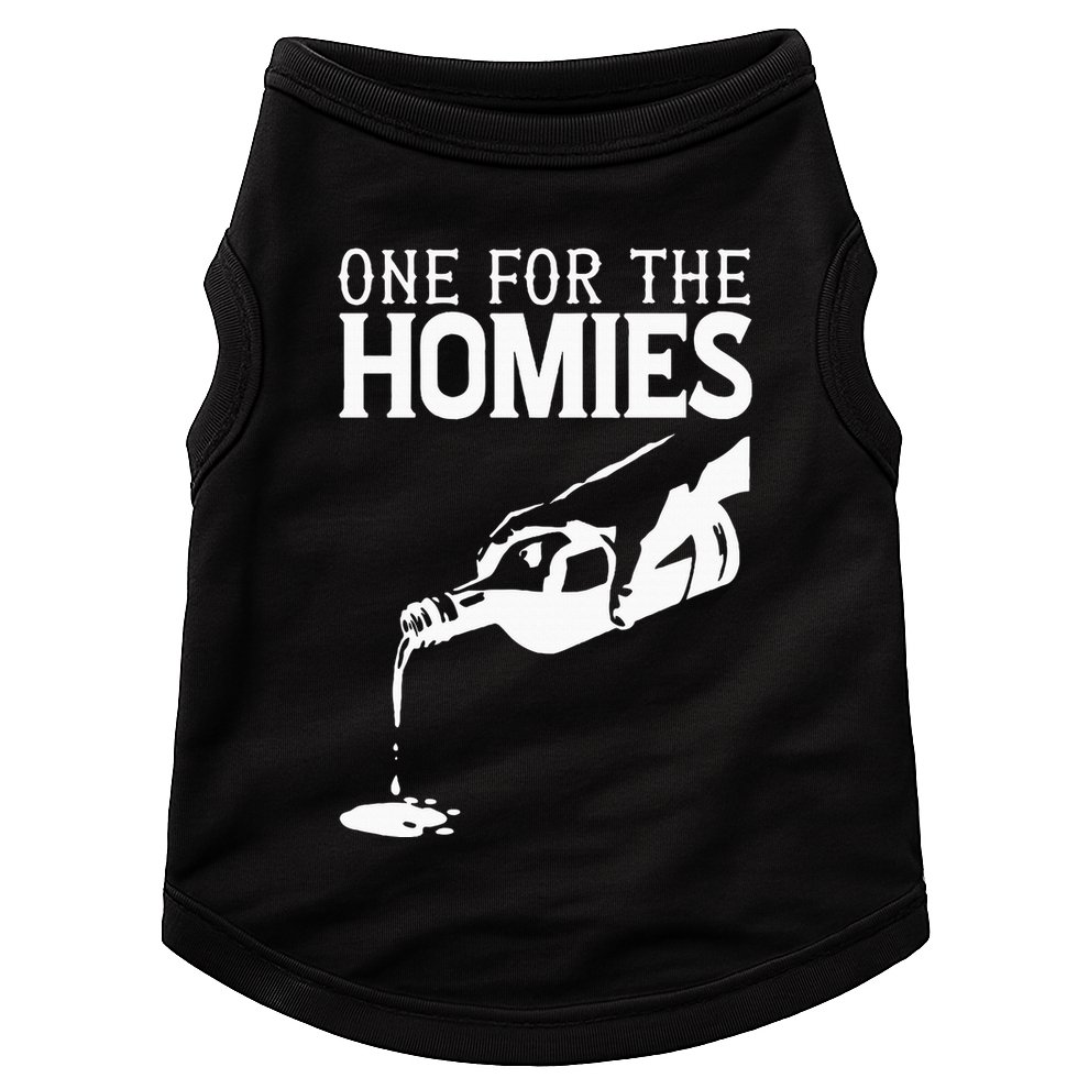 One For The Homies Chicano Art Cholo Mexican American Doggie Tank