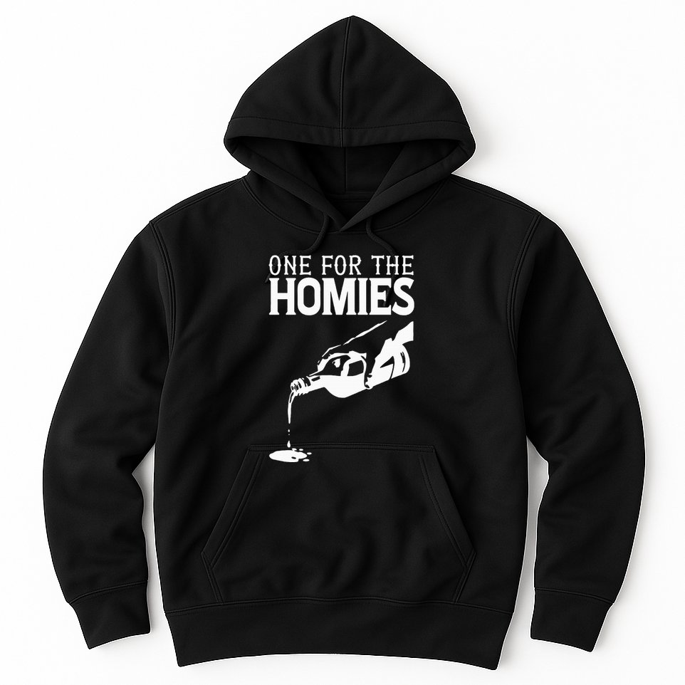 One For The Homies Chicano Art Cholo Mexican American Hoodie