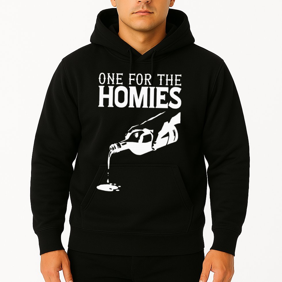 One For The Homies Chicano Art Cholo Mexican American Hoodie