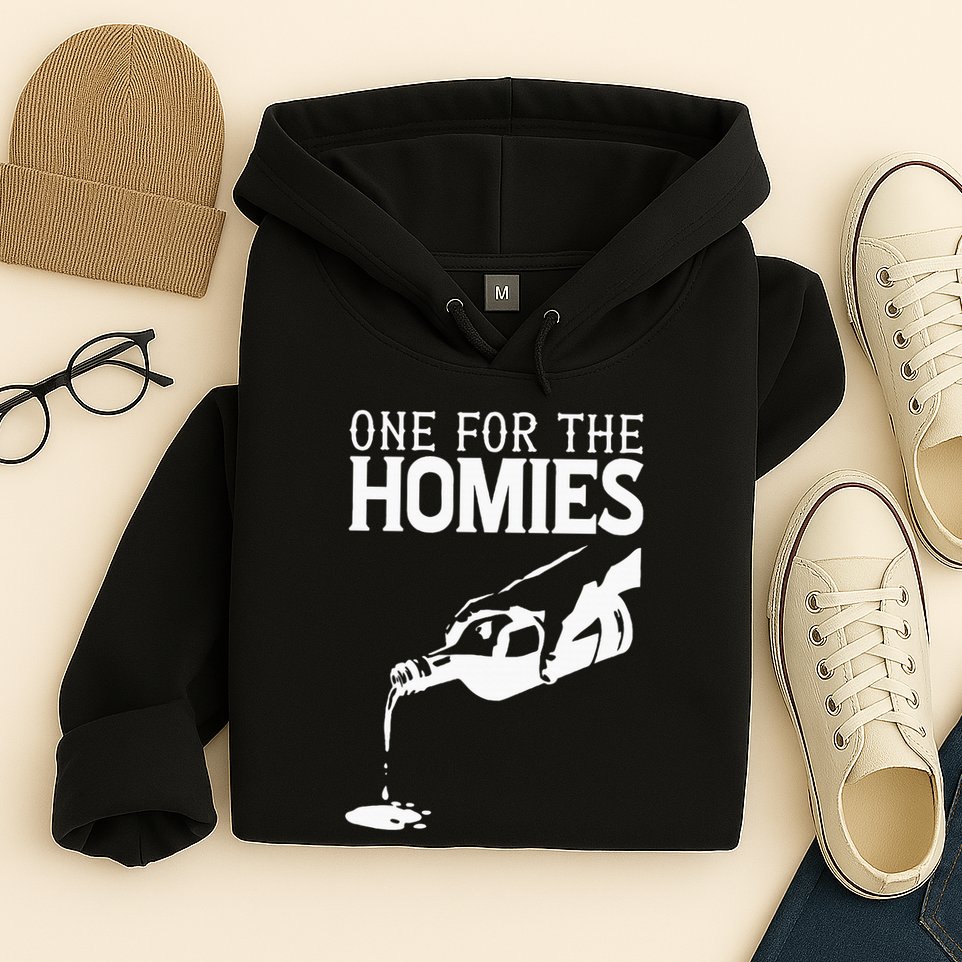 One For The Homies Chicano Art Cholo Mexican American Hoodie
