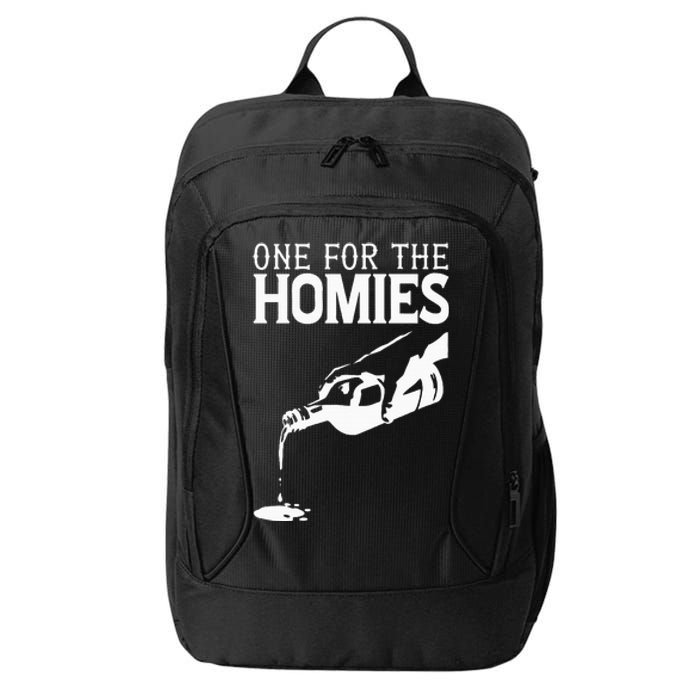 One For The Homies Chicano Art Cholo Mexican American City Backpack