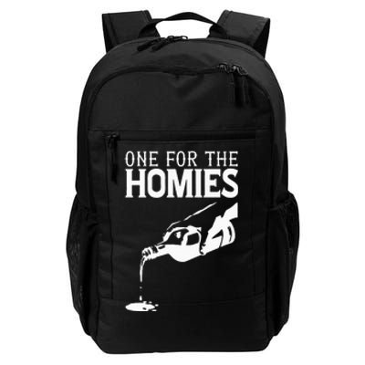 One For The Homies Chicano Art Cholo Mexican American Daily Commute Backpack