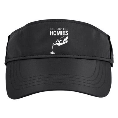 One For The Homies Chicano Art Cholo Mexican American Adult Drive Performance Visor