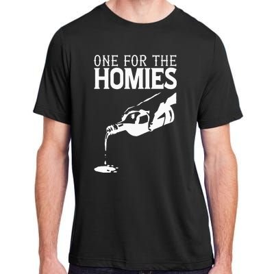 One For The Homies Chicano Art Cholo Mexican American Adult ChromaSoft Performance T-Shirt