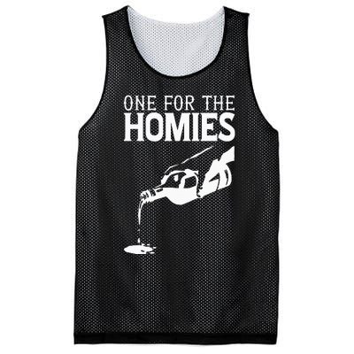 One For The Homies Chicano Art Cholo Mexican American Mesh Reversible Basketball Jersey Tank