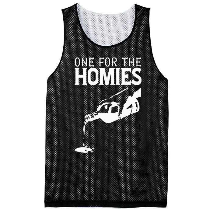 One For The Homies Chicano Art Cholo Mexican American Mesh Reversible Basketball Jersey Tank