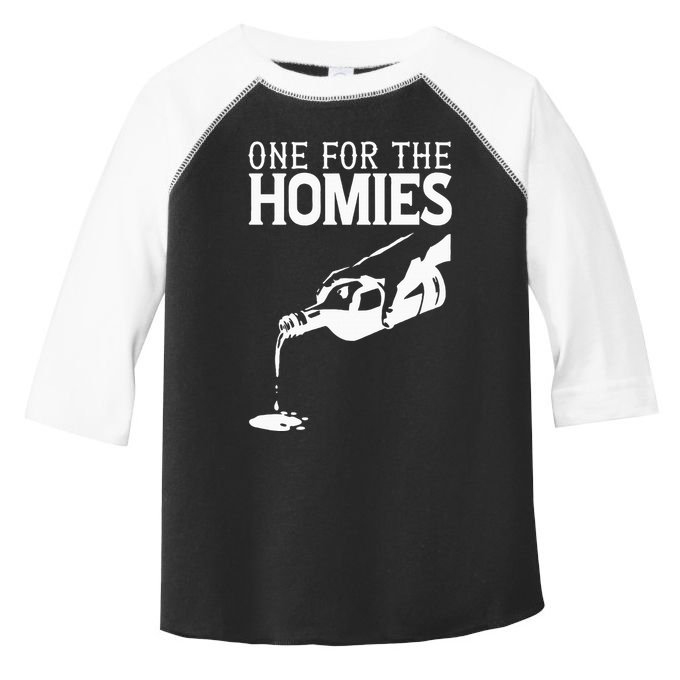 One For The Homies Chicano Art Cholo Mexican American Toddler Fine Jersey T-Shirt