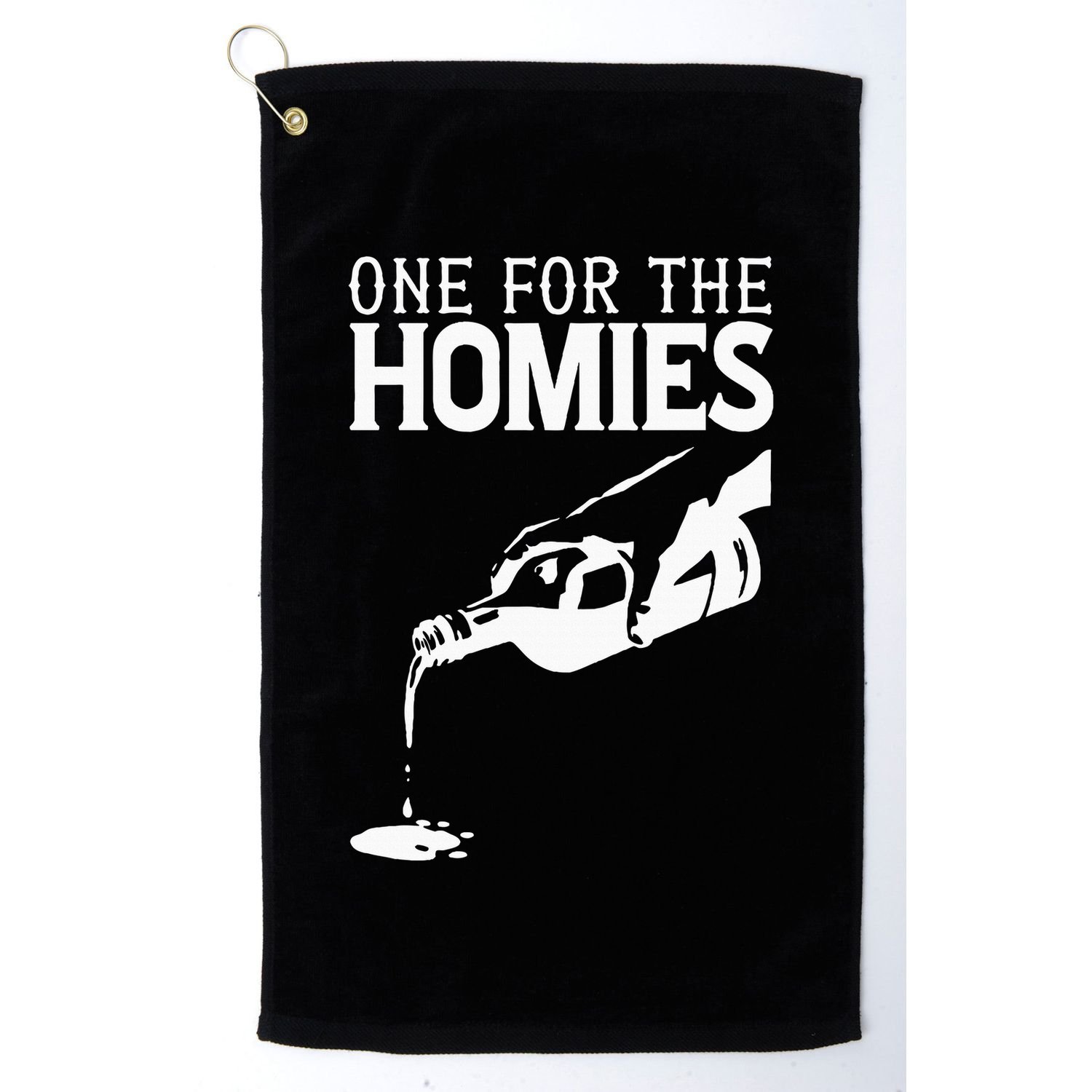 One For The Homies Chicano Art Cholo Mexican American Golf Towel