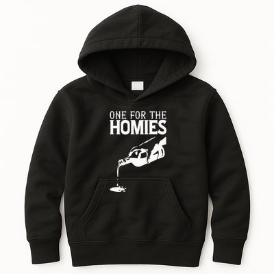 One For The Homies Chicano Art Cholo Mexican American Kids Hoodie