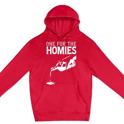 One For The Homies Chicano Art Cholo Mexican American Premium Pullover Hoodie