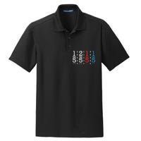 One Fifth Two Fifth Red Fifth Blue Fifth Math Dry Zone Grid Polo