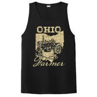 Ohio Farmer Tractor Lover State Map Farming Local Farmer PosiCharge Competitor Tank