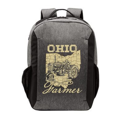 Ohio Farmer Tractor Lover State Map Farming Local Farmer Vector Backpack