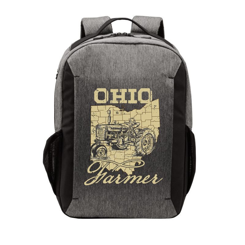 Ohio Farmer Tractor Lover State Map Farming Local Farmer Vector Backpack