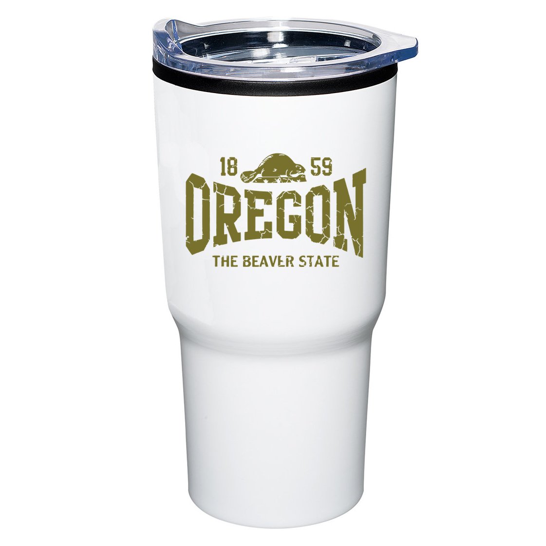 Oregon Flag The Beaver State Est 1859 Vintage Distressed Tumbler