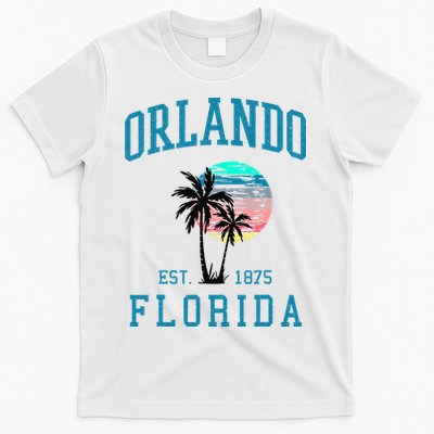 Orlando Florida Vintage Beach Palm Trees Summer In Orlando T-Shirt