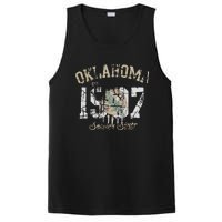 Oklahoma Flag Vintage Fade PosiCharge Competitor Tank