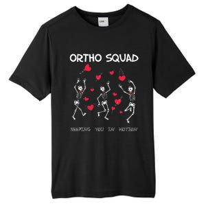 Orthopedic Funny ValentineS Ortho Squad Skeleton Dancing Tall Fusion ChromaSoft Performance T-Shirt