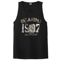 Oklahoma Flag Vintage Fade Men Women PosiCharge Competitor Tank