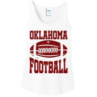 Oklahoma Football Varsity Ladies Essential Tank