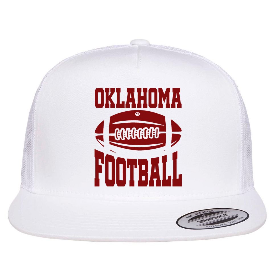 Oklahoma Football Varsity Flat Bill Trucker Hat