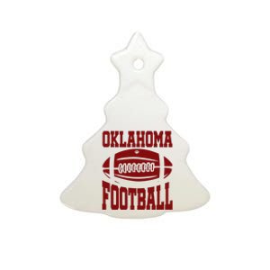 Oklahoma Football Varsity Ceramic Tree Ornament