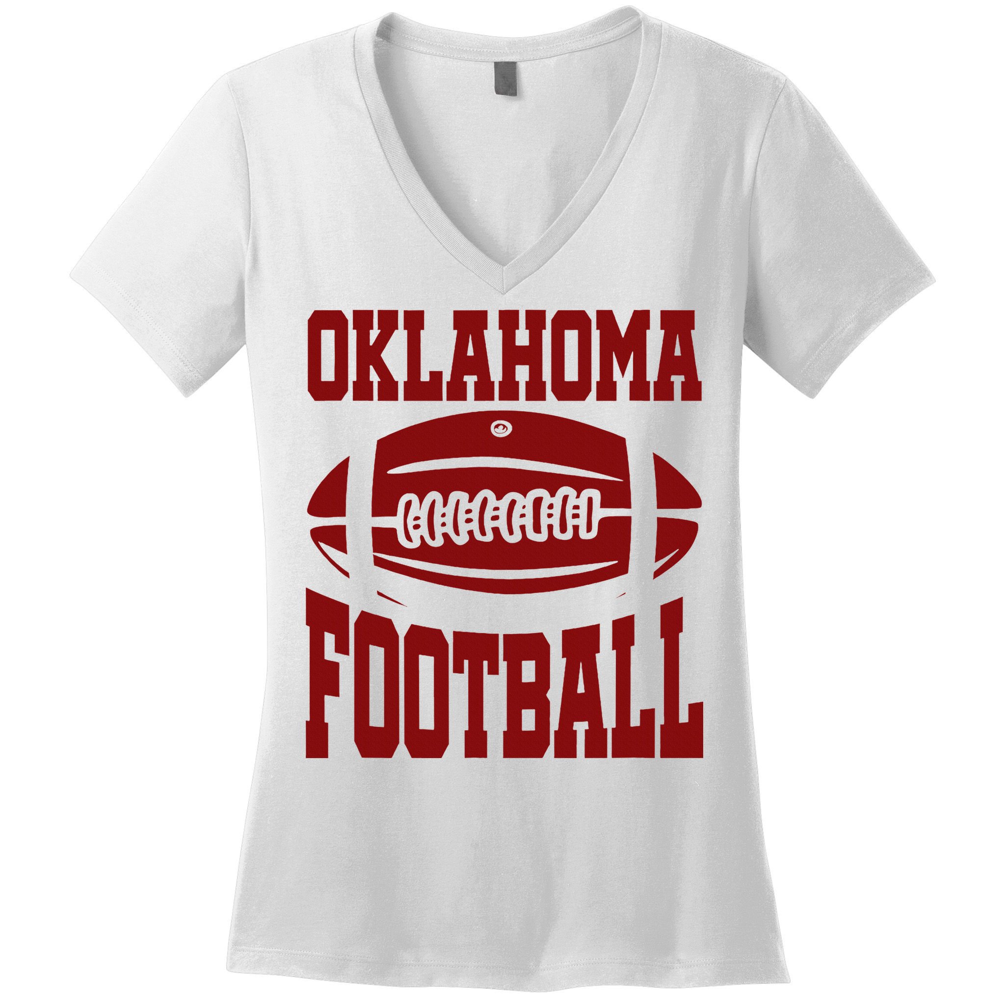 Oklahoma Football Varsity Women's V-Neck T-Shirt