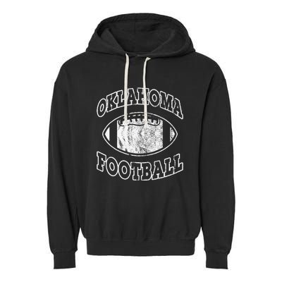 Oklahoma Football Vintage Distressed Garment-Dyed Fleece Hoodie