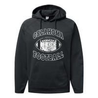 Oklahoma Football Vintage Distressed Performance Fleece Hoodie