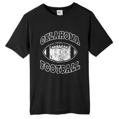 Oklahoma Football Vintage Distressed Tall Fusion ChromaSoft Performance T-Shirt