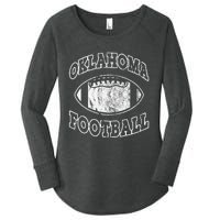 Oklahoma Football Vintage Distressed Women's Perfect Tri Tunic Long Sleeve Shirt