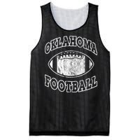 Oklahoma Football Vintage Distressed Mesh Reversible Basketball Jersey Tank