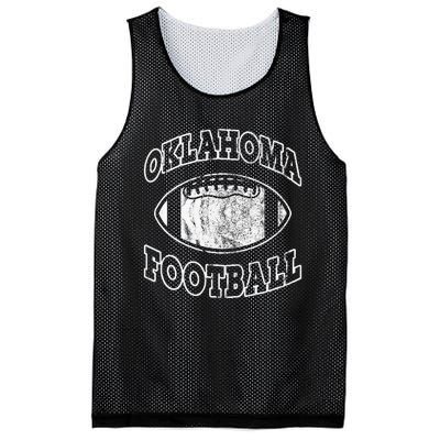 Oklahoma Football Vintage Distressed Mesh Reversible Basketball Jersey Tank