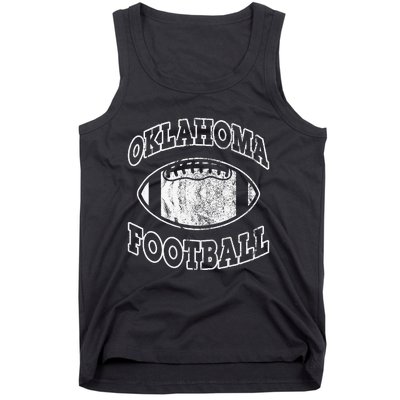 Oklahoma Football Vintage Distressed Tank Top