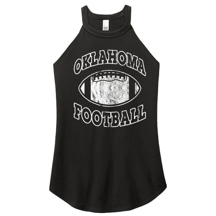 Oklahoma Football Vintage Distressed Women's Perfect Tri Rocker Tank