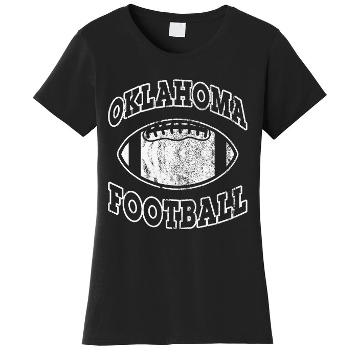 Oklahoma Football Vintage Distressed Women's T-Shirt