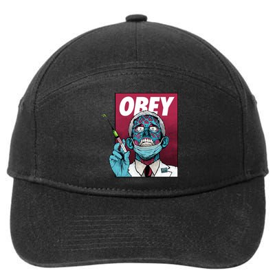 Obey Faucci Vaccine Zombie 7-Panel Snapback Hat
