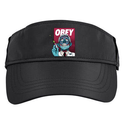 Obey Faucci Vaccine Zombie Adult Drive Performance Visor