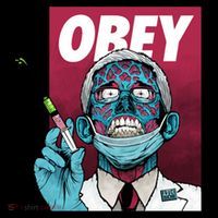 Obey Faucci Vaccine Zombie Drawstring Bag