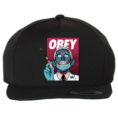 Obey Faucci Vaccine Zombie Wool Snapback Cap
