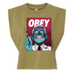 Obey Faucci Vaccine Zombie Garment-Dyed Women's Muscle Tee