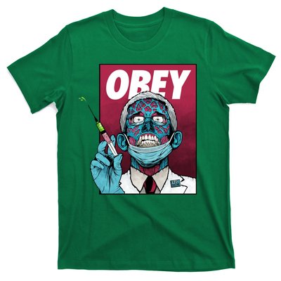 Obey Faucci Vaccine Zombie T-Shirt