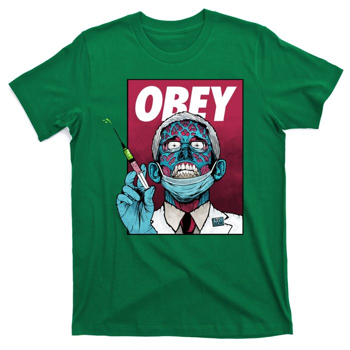 Obey Faucci Vaccine Zombie T-Shirt