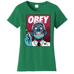 Obey Faucci Vaccine Zombie Women's T-Shirt