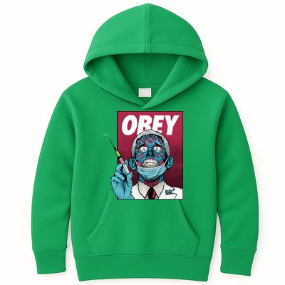 Obey Faucci Vaccine Zombie Kids Hoodie
